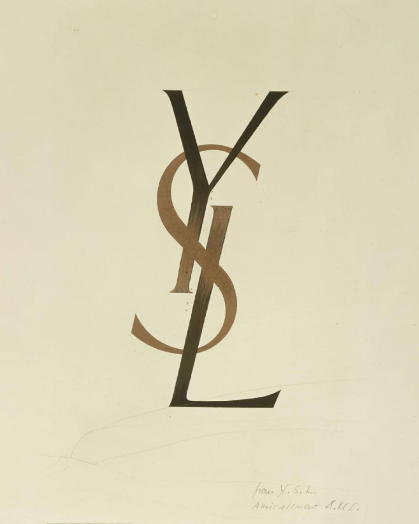 Логотип YSL